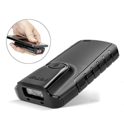 NETUM E800 2D QR Barcode Cell Phone Back Clip Portable Wireless Bluetooth Scanner - Portable Scanner by NETUM | Online Shopping UK | buy2fix