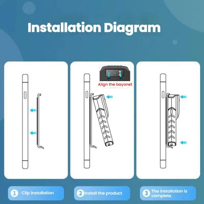 NETUM E800 2D QR Barcode Cell Phone Back Clip Portable Wireless Bluetooth Scanner - Portable Scanner by NETUM | Online Shopping UK | buy2fix
