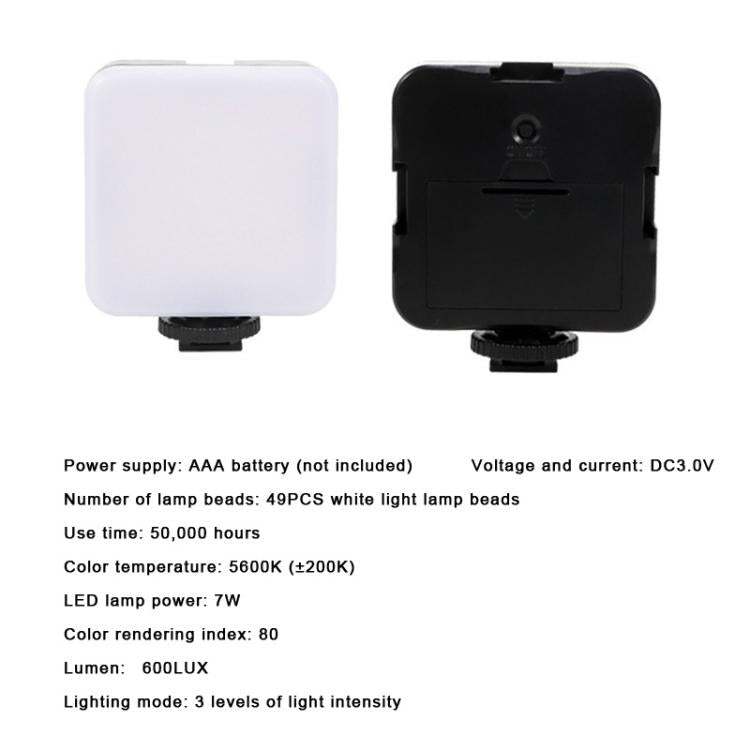 Smartphone Cage Stabilizer with Microphone & LED Fill Light - Anti-Shake Handheld Gimbal for Vlogging - Stand by buy2fix | Online Shopping UK | buy2fix