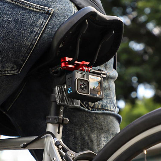 Sunnylife ZJ942 Sports Camera Bike Seat Mount Cycling Bracket(Red) - Mount & Holder by Sunnylife | Online Shopping UK | buy2fix
