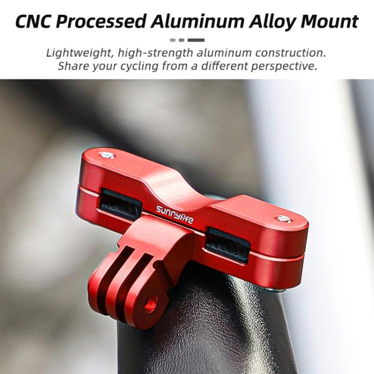 Sunnylife ZJ942 Sports Camera Bike Seat Mount Cycling Bracket(Red) - Mount & Holder by Sunnylife | Online Shopping UK | buy2fix