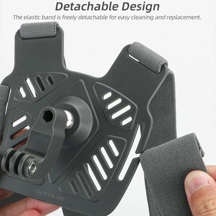 Sunnylife XD742 360 Degree Universal Sports Camera Chest Strap Mount(Gray) - Chest Belt by Sunnylife | Online Shopping UK | buy2fix