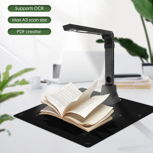 NETUM 12MP Auto-Focus Document Camera Scanner For A3/A4 Size HD Scanning For Books, Photos & Office - Barcode Scanner by NETUM | Online Shopping UK | buy2fix