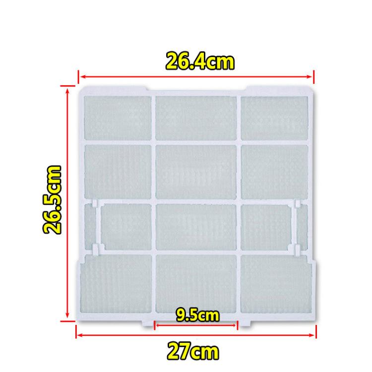 27x26.5cm Filter Mesh For Midea Air Conditioner Replacement 1/1.5/2 HP Wall-Mounted Indoor Units - Air Conditioner Parts by buy2fix | Online Shopping UK | buy2fix