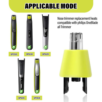 Electric Shaver Nose Hair Trimmer Replacement Blade For Philips OneBlade QP2520 / QP2630 / QP6530 / QP6510 / QP6520(Black Feet) - Shavers Parts by buy2fix | Online Shopping UK | buy2fix