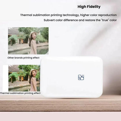 HPRT MT53 Small Color Photo Developer Portable Home Bluetooth Printer - Photo Printers by Huawei | Online Shopping UK | buy2fix