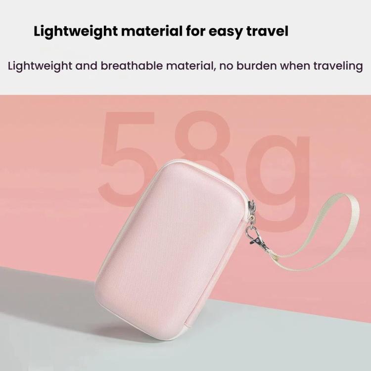 Cwatcun D204 Small Convenient Microslice Storage Bag Compact Digital Camera Waterproof Hard Case(Pink) - Protective Case by Cwatcun | Online Shopping UK | buy2fix