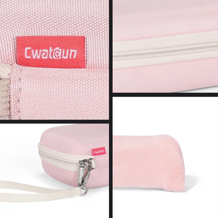 Cwatcun D204 Small Convenient Microslice Storage Bag Compact Digital Camera Waterproof Hard Case(Pink) - Protective Case by Cwatcun | Online Shopping UK | buy2fix