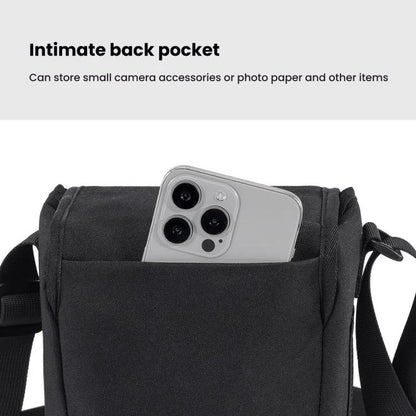Cwatcun D186 Small Anti-scratch Lightweight Camera Shoulder Bag Camera Portable Crossbody Storage Bag(Black) - Strap Satchel by Cwatcun | Online Shopping UK | buy2fix
