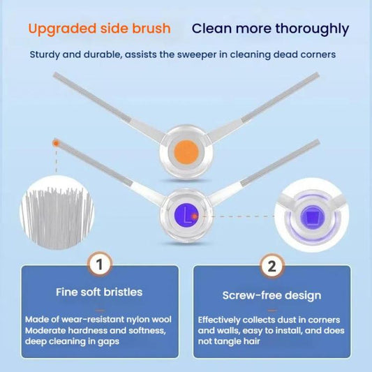 For NARWAL Xiaoyao 001 / Light Dust Collection Edition 1pair Side Brushes Sweeping Robot Accessories - For NARWAL Accessories by buy2fix | Online Shopping UK | buy2fix