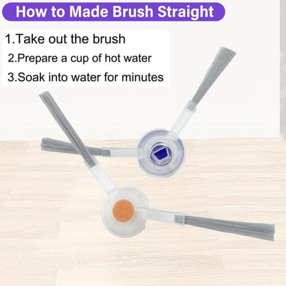 For NARWAL Xiaoyao 001 Max 1pair Side Brushes Sweeping Robot Accessories - For NARWAL Accessories by buy2fix | Online Shopping UK | buy2fix