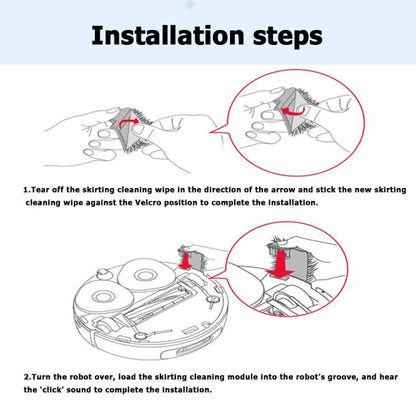 For NARWAL Xiaoyao 001 / J4 / J4 Lite / J3 / J2 / J1 Mop Baseboard Rag Sweeping Robot Accessories - For NARWAL Accessories by buy2fix | Online Shopping UK | buy2fix