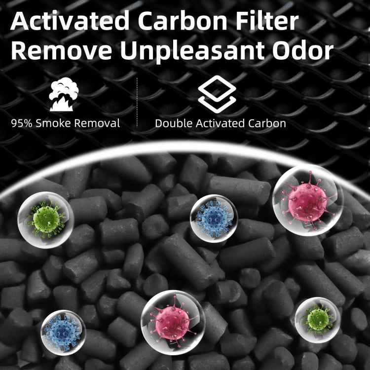 Activated Carbon Filter For Sharp Air Purifier KC-E50-W / KC-D50-W / KC-E40-W / KC-F50-W / KC-D40E / KC-50TH1-W - Air Purifiers Parts by buy2fix | Online Shopping UK | buy2fix