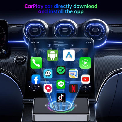BY971 Wireless CarPlay Adapter 3-In-1 Car TV Stick HDMI Out Sync For Laptop/TV  2+16G - Bluetooth Adapters by buy2fix | Online Shopping UK | buy2fix
