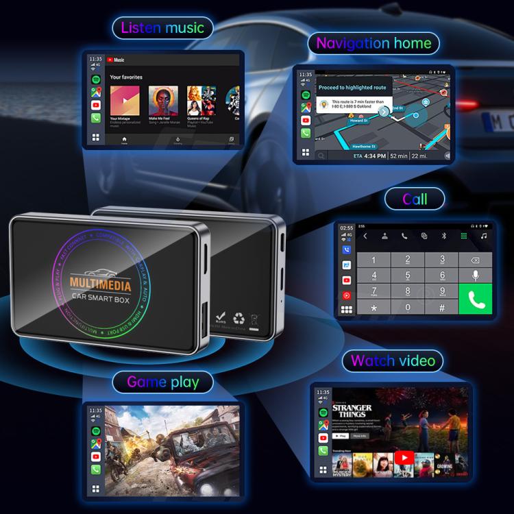 BY971 Wireless CarPlay Adapter 3-In-1 Car TV Stick HDMI Out Sync For Laptop/TV  2+16G - Bluetooth Adapters by buy2fix | Online Shopping UK | buy2fix