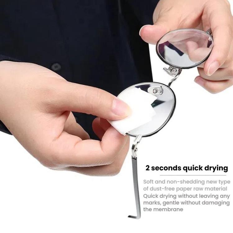 JRC F502 100pcs /Box Cleaning Glasses Paper Cell Phone Screen Cleaning Portable Alcohol Kit - Others by JRC | Online Shopping UK | buy2fix