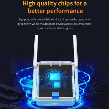 COMFAST CF-XR185 V2 AX3000 WiFi 6 Extender Dual Band Gigabit Wireless Repeater US Plug - Broadband Amplifiers by COMFAST | Online Shopping UK | buy2fix