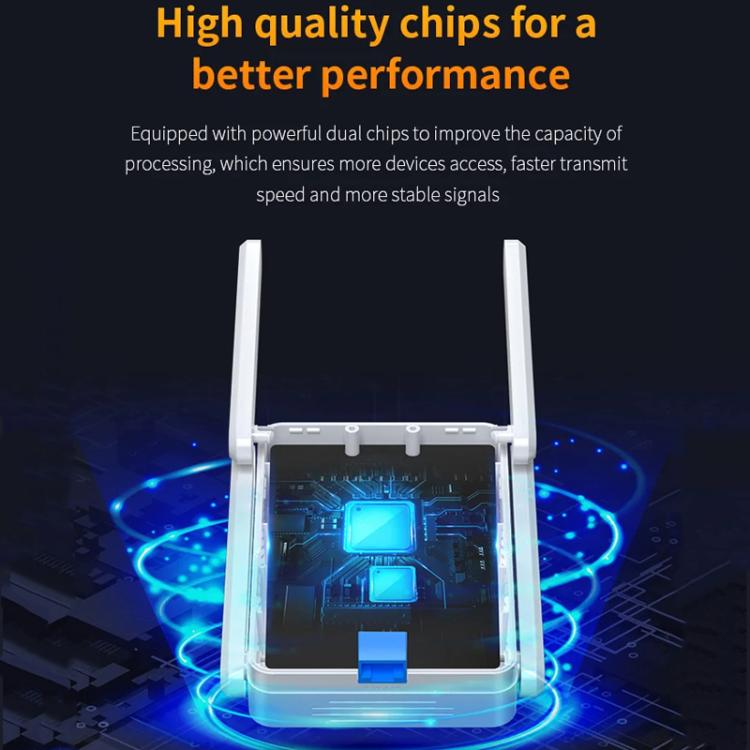 COMFAST CF-XR185 V2 AX3000 WiFi 6 Extender Dual Band Gigabit Wireless Repeater AU Plug - Broadband Amplifiers by COMFAST | Online Shopping UK | buy2fix