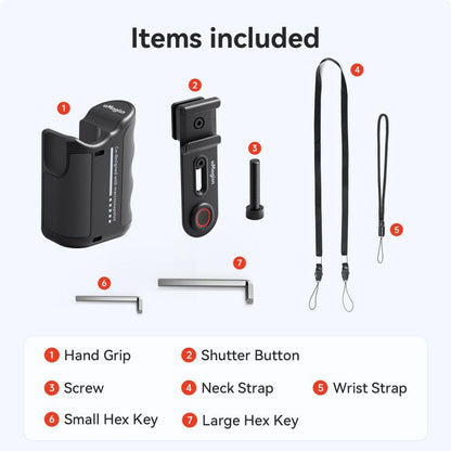 aMagisn Xplorer Grip Kit Street Vlogging Handle For Insta360, DJI Action, and GoPro Hero Series Action Cameras - Others by aMagisn | Online Shopping UK | buy2fix