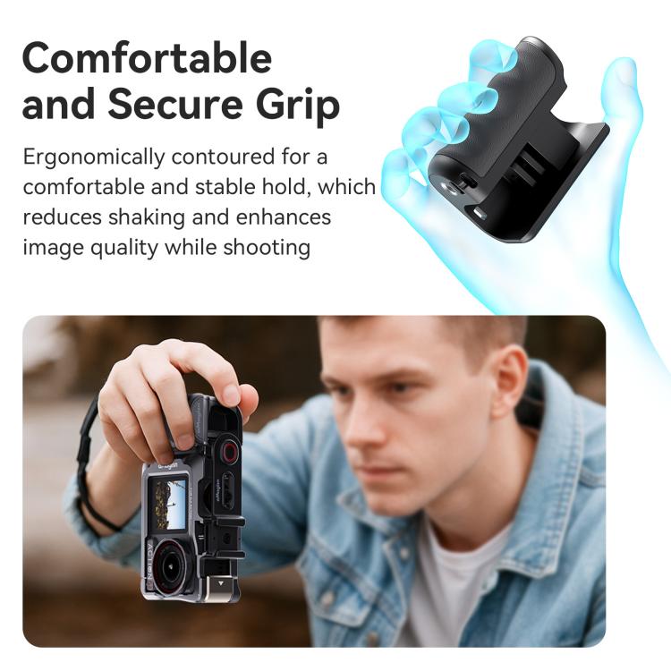 aMagisn Xplorer Grip Kit Street Vlogging Handle For Insta360, DJI Action, and GoPro Hero Series Action Cameras - Others by aMagisn | Online Shopping UK | buy2fix