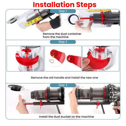 For Dyson V10/V11/V15 Upgraded Dust Bin Trigger Switch Replacement Part - For Dyson Accessories by buy2fix | Online Shopping UK | buy2fix