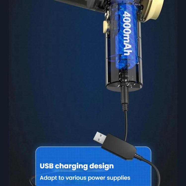 JRC Handheld Wireless Vacuum Cleaner Keyboard Desktop Cleaning Dust Removal Equipped(Black) - Vacuum Cleaner by JRC | Online Shopping UK | buy2fix