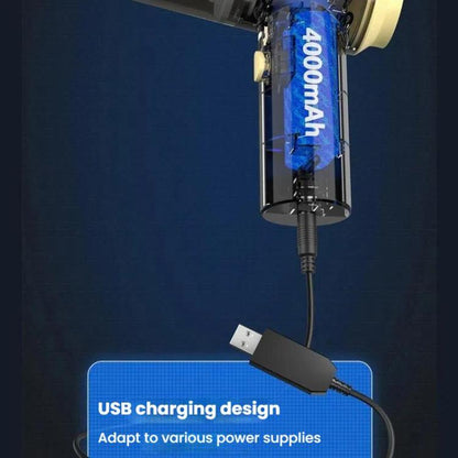 JRC Handheld Wireless Vacuum Cleaner Keyboard Desktop Cleaning Dust Removal Equipped(Black) - Vacuum Cleaner by JRC | Online Shopping UK | buy2fix