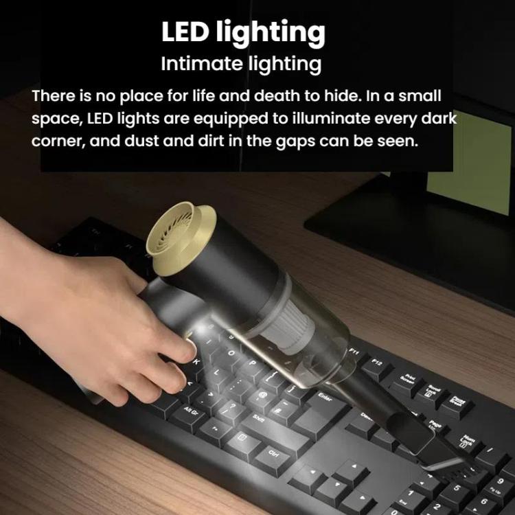 JRC Handheld Wireless Vacuum Cleaner Keyboard Desktop Cleaning Dust Removal Equipped(Black) - Vacuum Cleaner by JRC | Online Shopping UK | buy2fix