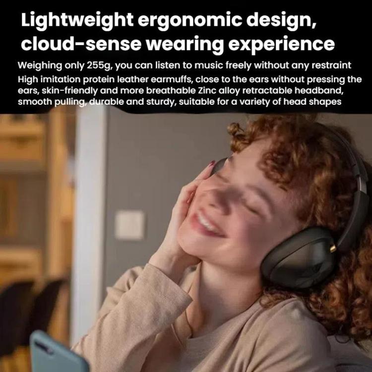 OneOdio Focus A5 ANC Active Noise Reduction Headset Wireless Bluetooth Gaming Sports Headset(Black) - Bluetooth Earphone by OneOdio | Online Shopping UK | buy2fix