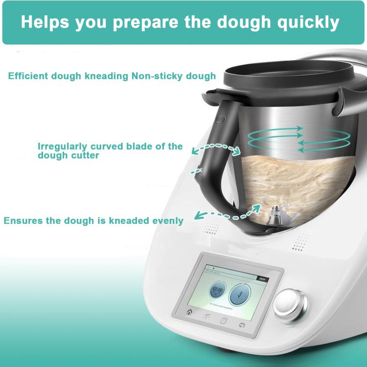For Thermomix TM31 Stainless Steel Dough Mixer Knife Replacement Durable Baking & Cooking Accessories - Food Disposer Parts by buy2fix | Online Shopping UK | buy2fix