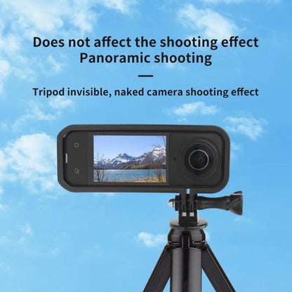 For Insta360 X5 360 Camera CQT Expandable Protective Cage Shockproof Case Horizontal Orange - Mount & Holder by CQT | Online Shopping UK | buy2fix