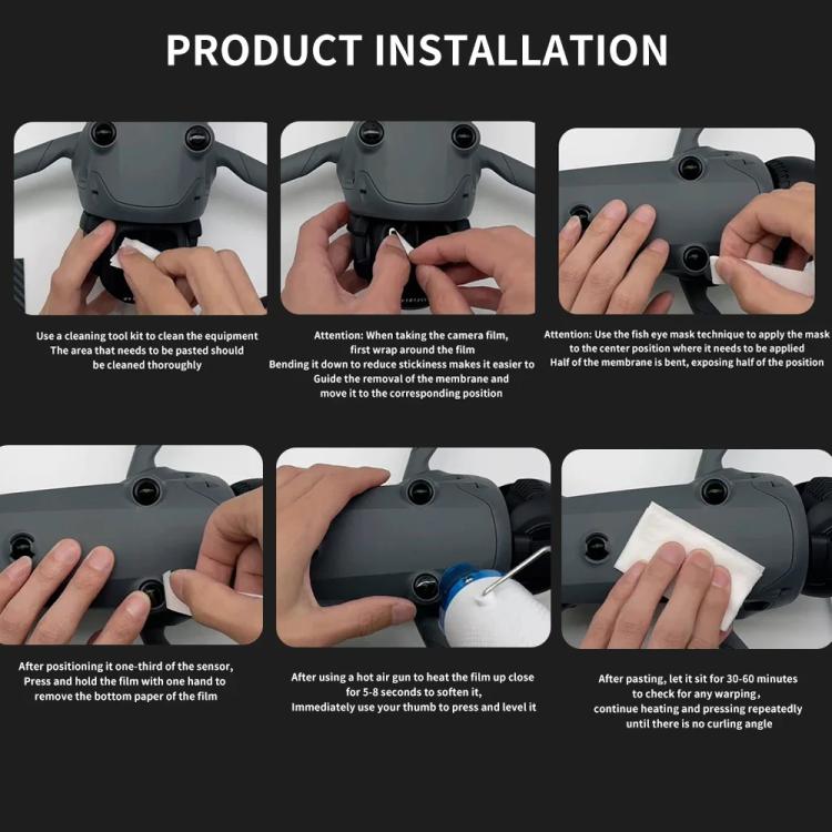 CQT Nano Coating Protective Film for DJI Mavic 4 Pro Lens & Sensor Screen Protector with Hot Air Blower Kit - Others by CQT | Online Shopping UK | buy2fix