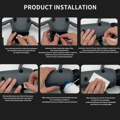 CQT Nano Coating Protective Film for DJI Mavic 4 Pro Lens & Sensor Screen Protector with Hot Air Blower Kit - Others by CQT | Online Shopping UK | buy2fix