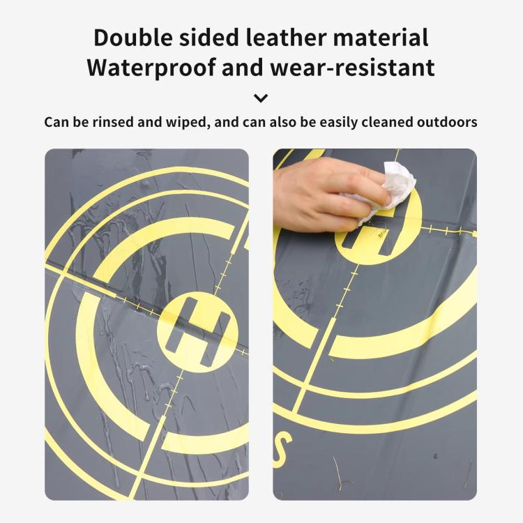 CQT 55cm Universal Reflective Drone Landing Pad Dual-Sided Waterproof Foldable Mat with Ground Pegs(Two-Tone) - Parking Apron by CQT | Online Shopping UK | buy2fix