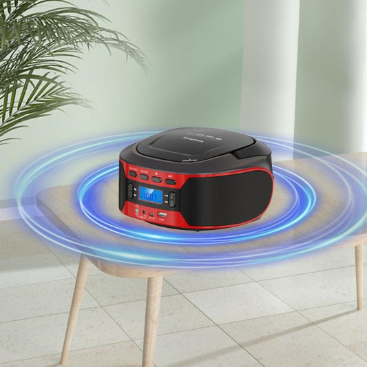 Kuephom W17 Portable Home CD Music Walkman FM Bluetooth Player US Plug - DVD & LCD Player by Kuephom | Online Shopping UK | buy2fix