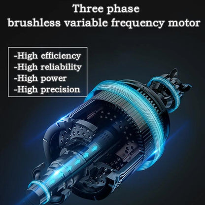 22.5-inch Invisible Blade Ceiling Fan Light with E27 Socket Dimmable LED, 3 Color Temperatures, 3 Speeds, 2H/4H Time(White) - Celling Lights & Chandeliers by buy2fix | Online Shopping UK | buy2fix