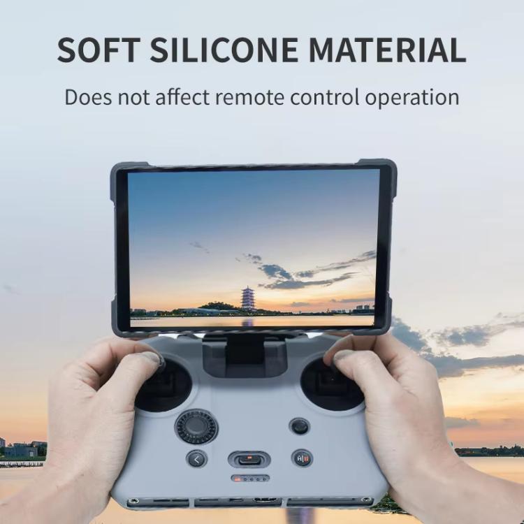 For DJI RC Pro 2 Remote Control Silicone Case Screen and Body Protective Cover(Black) - Others by buy2fix | Online Shopping UK | buy2fix