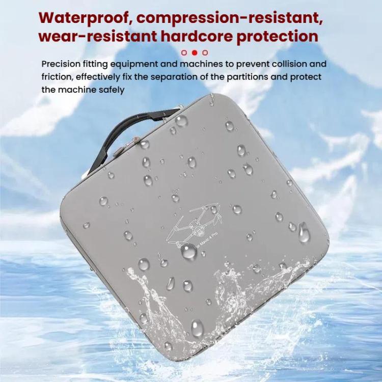 For DJI Mavic 4 Pro Fly More Combo / Creator Combo Carrying Case Durable PU Crossbody Shoulder Bag(Black) - Backpacks & Bags by buy2fix | Online Shopping UK | buy2fix