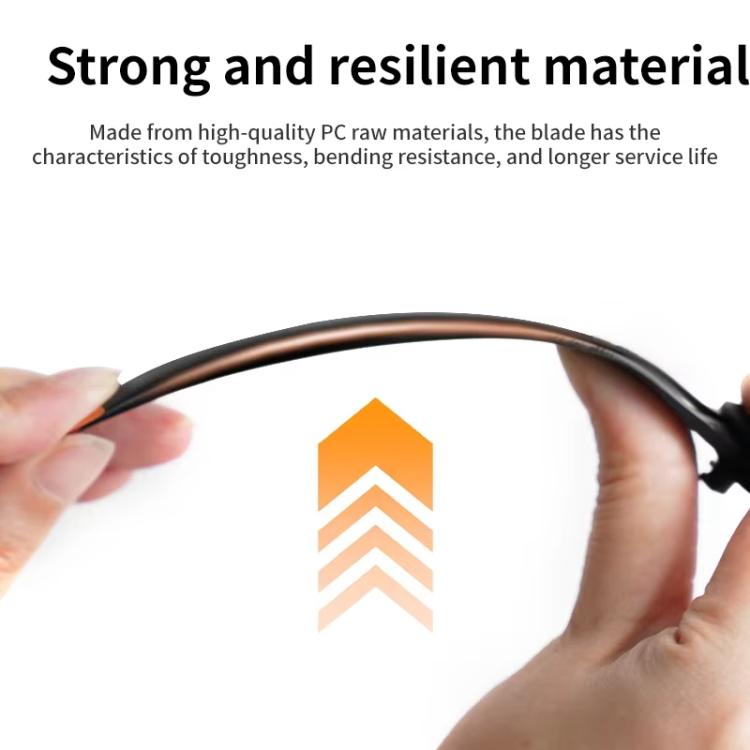 For DJI Mavic 4 Pro Drone RCSTQ Low-Noise Quick-Release Propellers Replacement Blades(Black Orange) - DIY Propeller by RCSTQ | Online Shopping UK | buy2fix