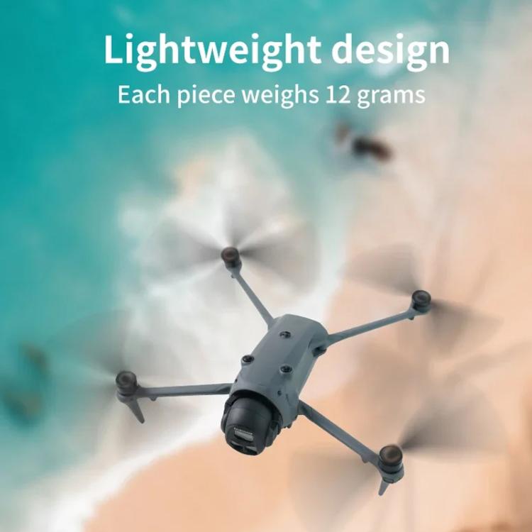 For DJI Mavic 4 Pro Drone RCSTQ Low-Noise Quick-Release Propellers Replacement Blades(Black Orange) - DIY Propeller by RCSTQ | Online Shopping UK | buy2fix