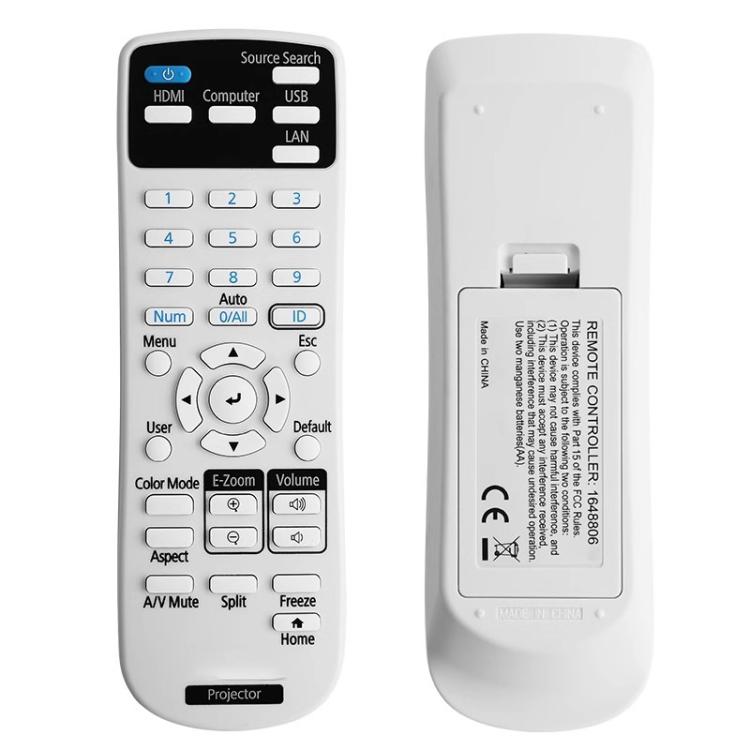 For Epson Projector Remote Control With ID Function Compatible With CB-E10/FH06/W06/52/X06E Models - Accessories & Parts by buy2fix | Online Shopping UK | buy2fix