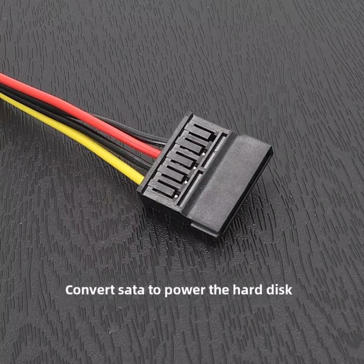 12V To SATA 1 To 4 Graphics Card To Hard Disk Drive Cable Hard Disk Drive Power Cable - eSATA & SATA & IDE by buy2fix | Online Shopping UK | buy2fix