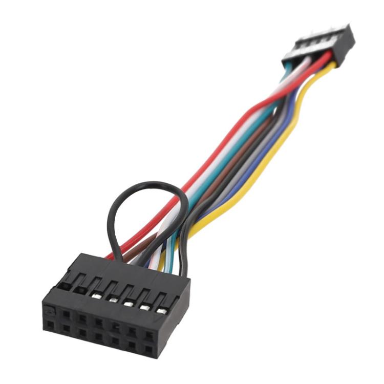 For Lenovo Motherboards In ATX Chassis Front 13 Holes To 9 Pin Cable, Length: 10cm - Others by buy2fix | Online Shopping UK | buy2fix