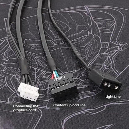 50cm Lighting Cable Content Upload Cable for COLORFUL RTX3090TI / RTX4080 / RTX4070TI / RTX4070 / RTX4090TI / RTX4090 - Others by buy2fix | Online Shopping UK | buy2fix
