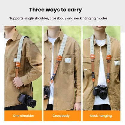 Cwatcun D193 Universal Camera Shoulder Strap Double Locking Portable Camera Accessories - Camera Strap by Cwatcun | Online Shopping UK | buy2fix