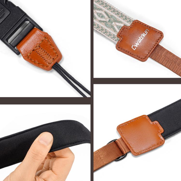 Cwatcun D193 Universal Camera Shoulder Strap Double Locking Portable Camera Accessories - Camera Strap by Cwatcun | Online Shopping UK | buy2fix