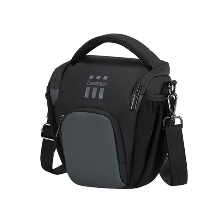 Cwatcun D1 Small Lightweight Portable Leather Film Material Camera Crossbody Bag - Strap Satchel by Cwatcun | Online Shopping UK | buy2fix