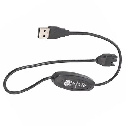 98cm USB To Small 4 Pin Booster Cable Adjustable Speed USB To 12V Case Fan Cable - USB Cable by buy2fix | Online Shopping UK | buy2fix