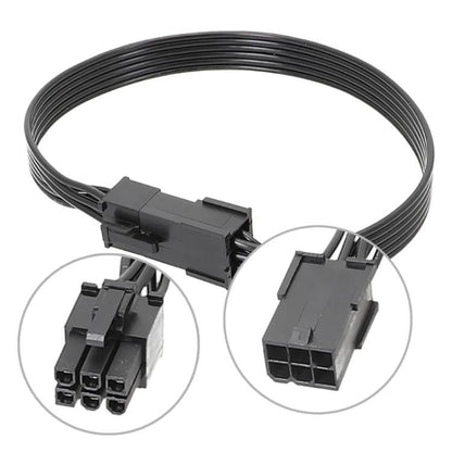 30cm Computer Connection Cable 6 Pin Graphics Card Power Cable - Power Cord by buy2fix | Online Shopping UK | buy2fix