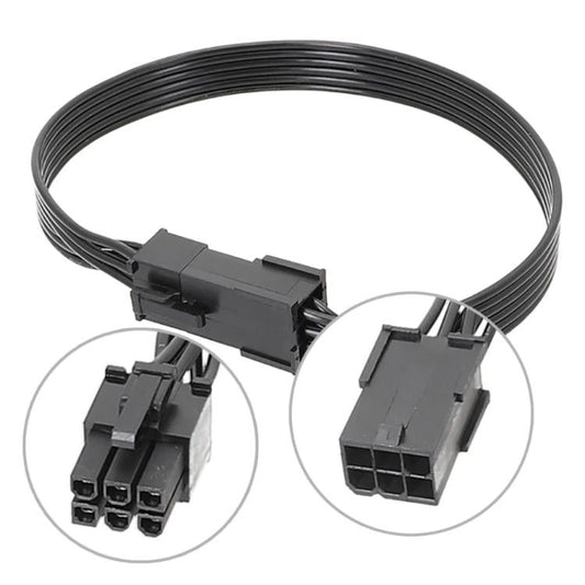 30cm Computer Connection Cable 6 Pin Graphics Card Power Cable - Power Cord by buy2fix | Online Shopping UK | buy2fix